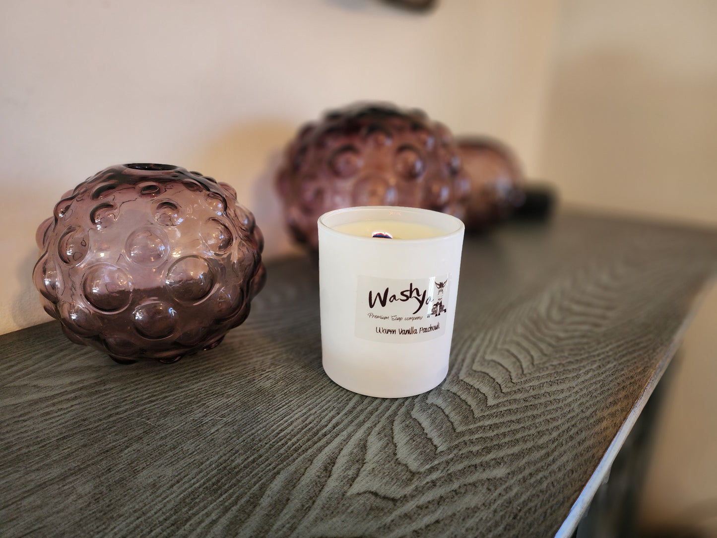 Warm Vanilla Patchouli Premium Candle