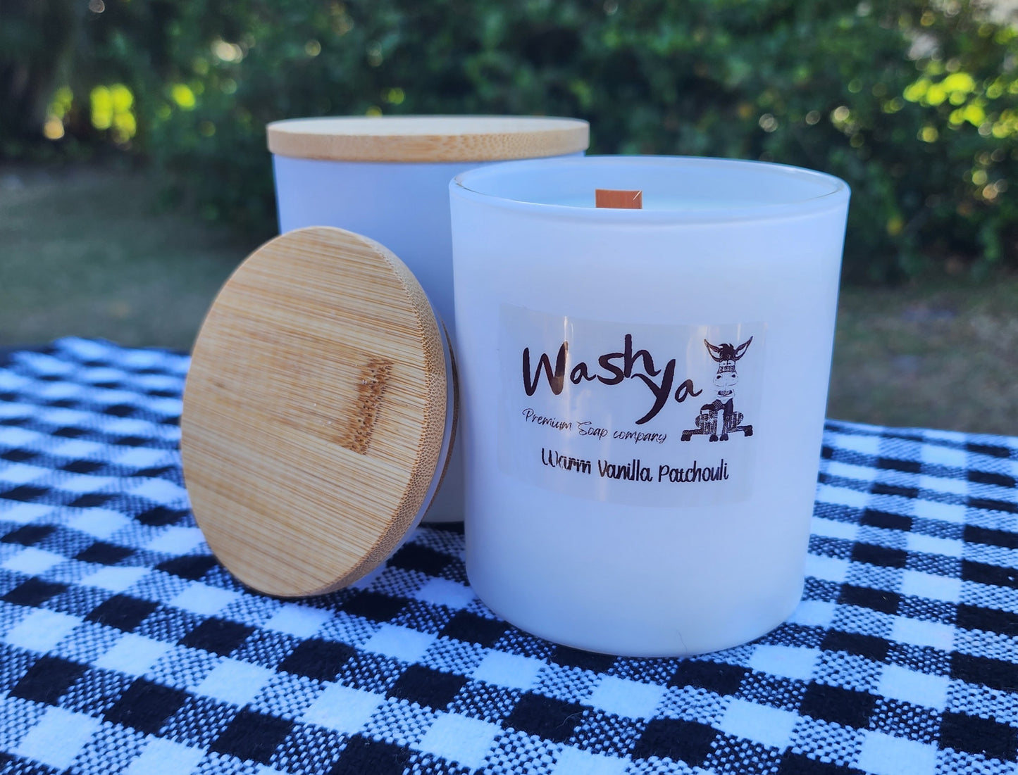 Warm Vanilla Patchouli Premium Candle