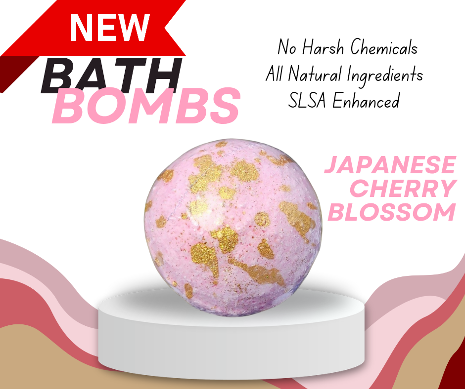 Japanese Cherry Blossom Bath Bomb